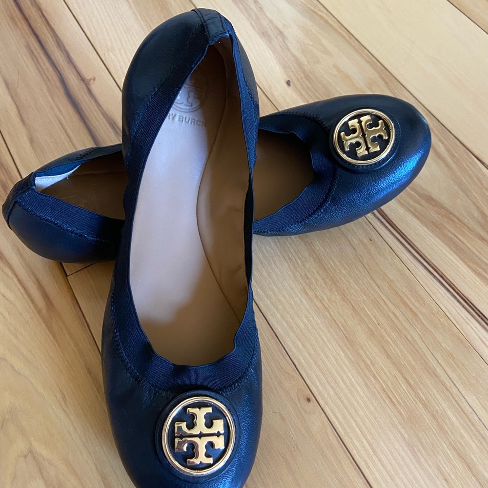 Used tory burch flats